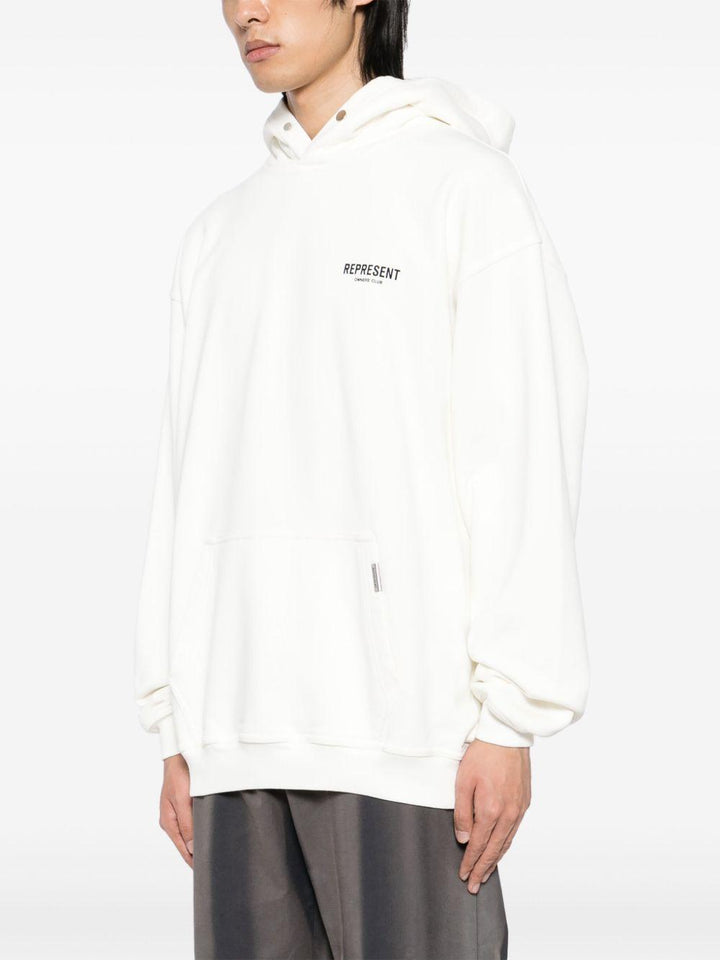 Felpa Hoodie Owners club bianca 