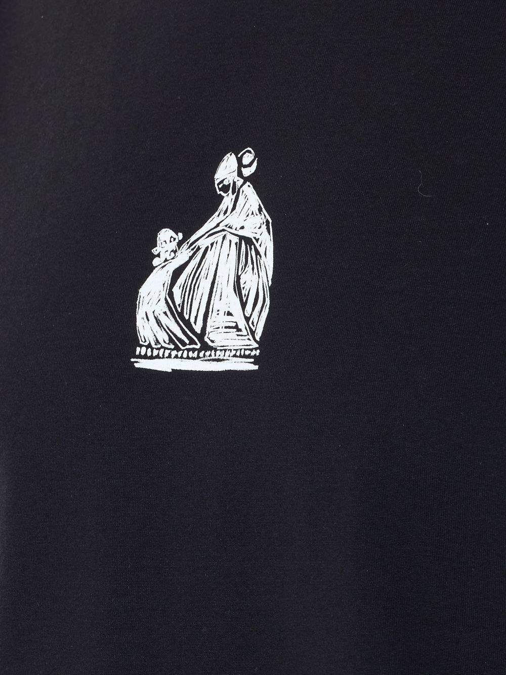 T-shirt Mother and Daughter nera 