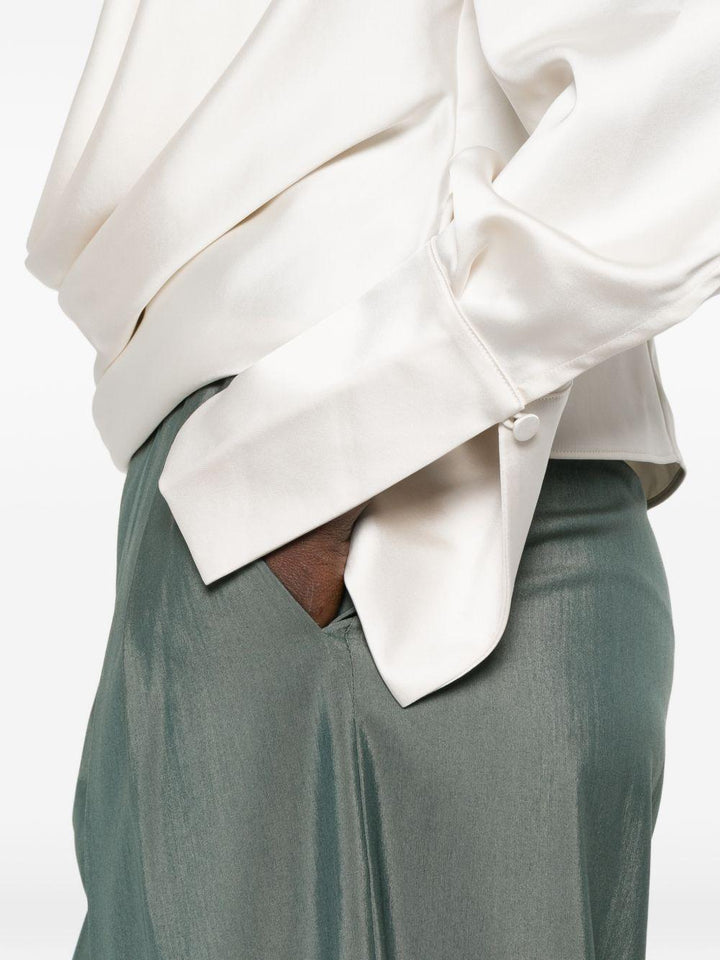 Camicia con scollo morbido 