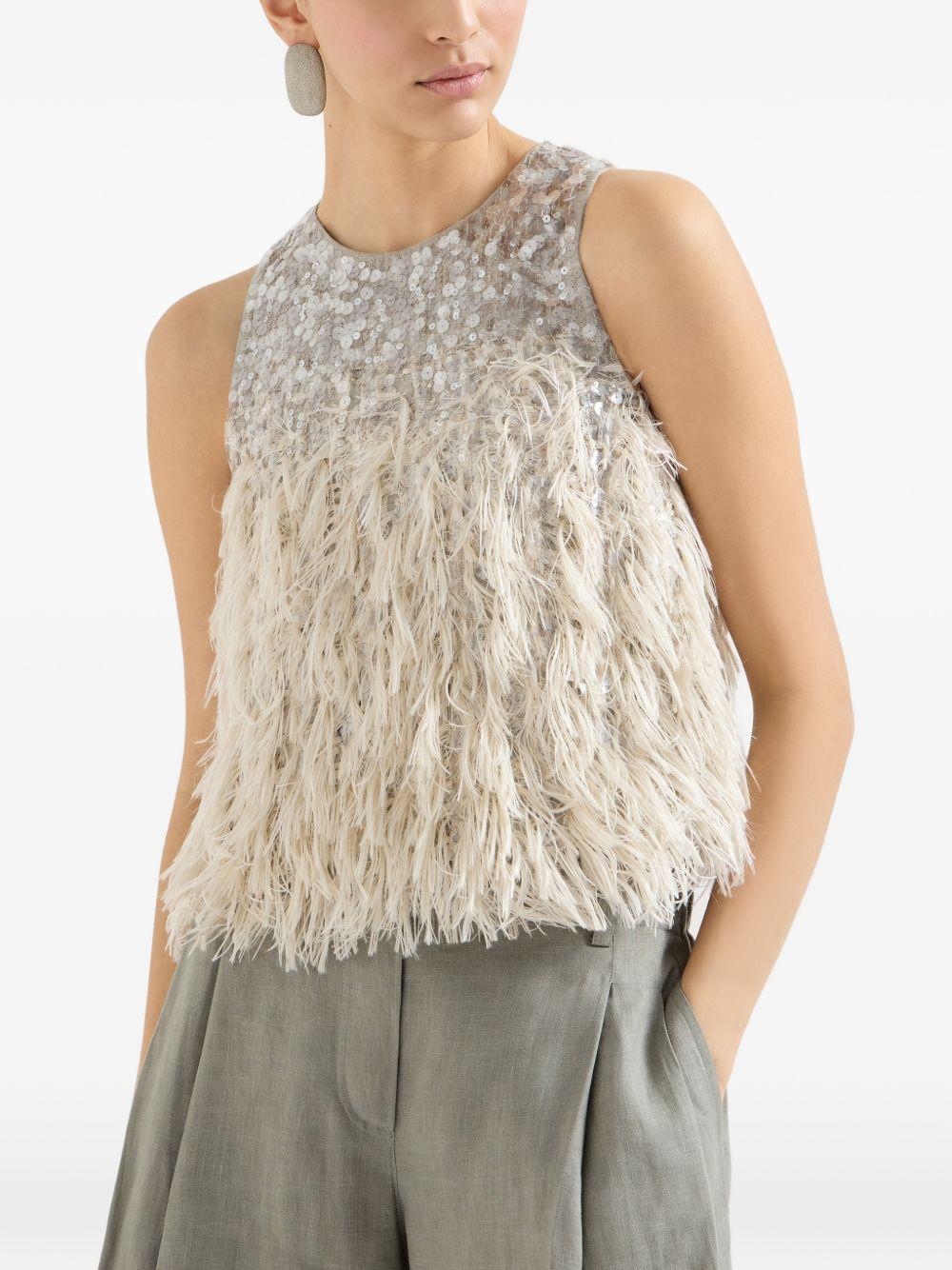 Top con paillettes 