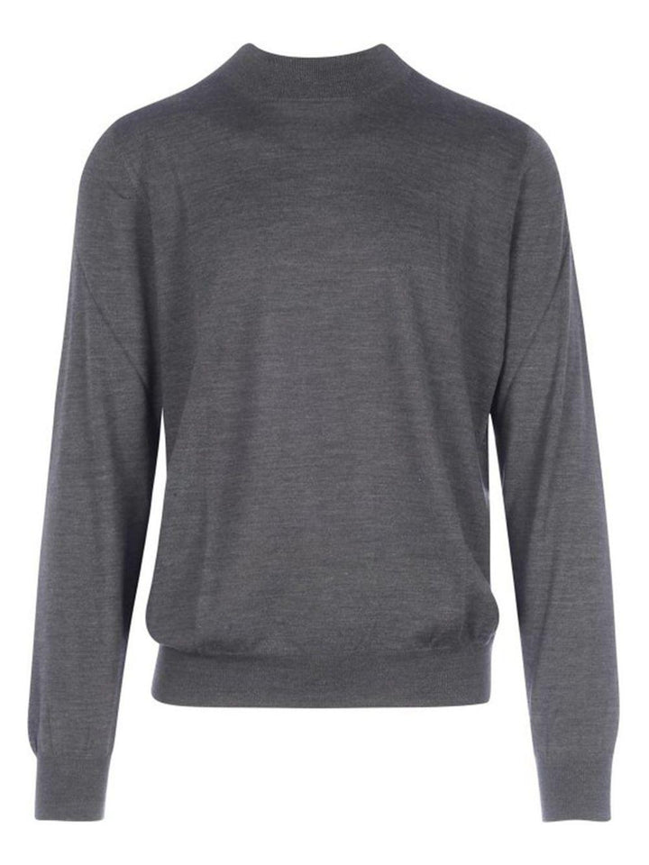 Maglione girocollo in lana vergine 