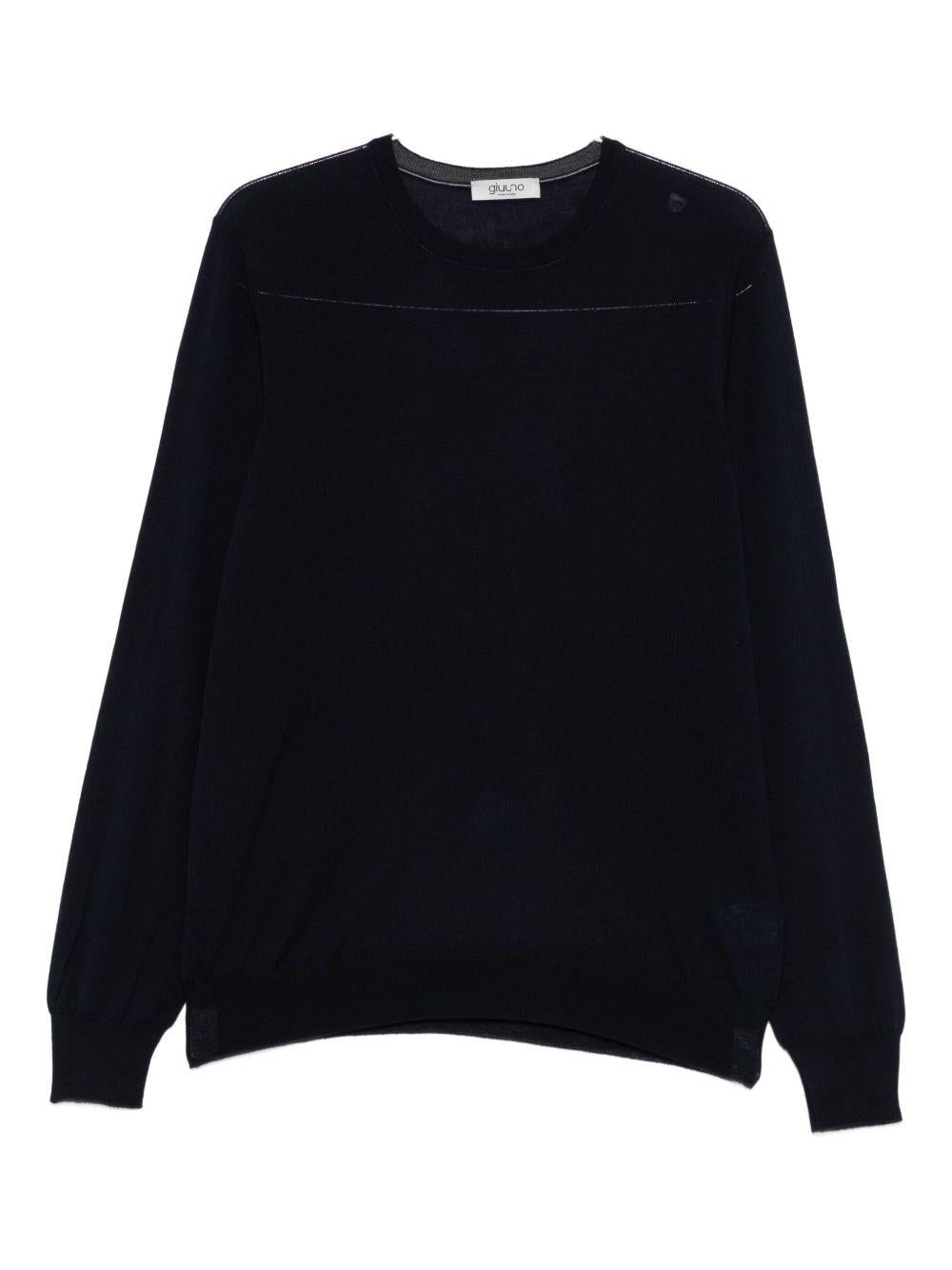 Maglione in lana vergine con scollo rotondo 