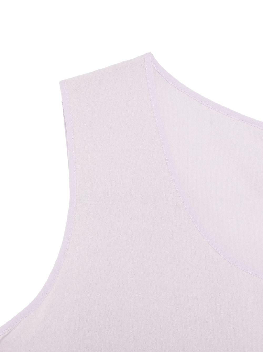Top Pmrrapace con scollo rotondo 