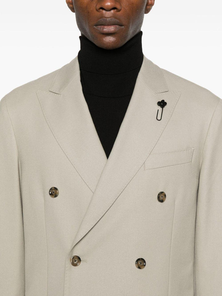 Completo doppiopetto beige chiaro 
