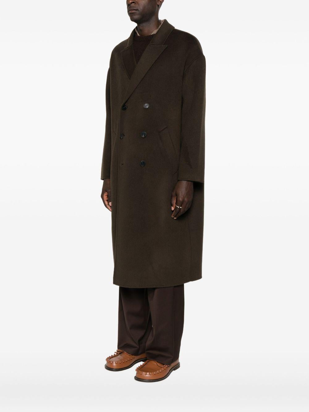 Cappotto doppiopetto marrone 
