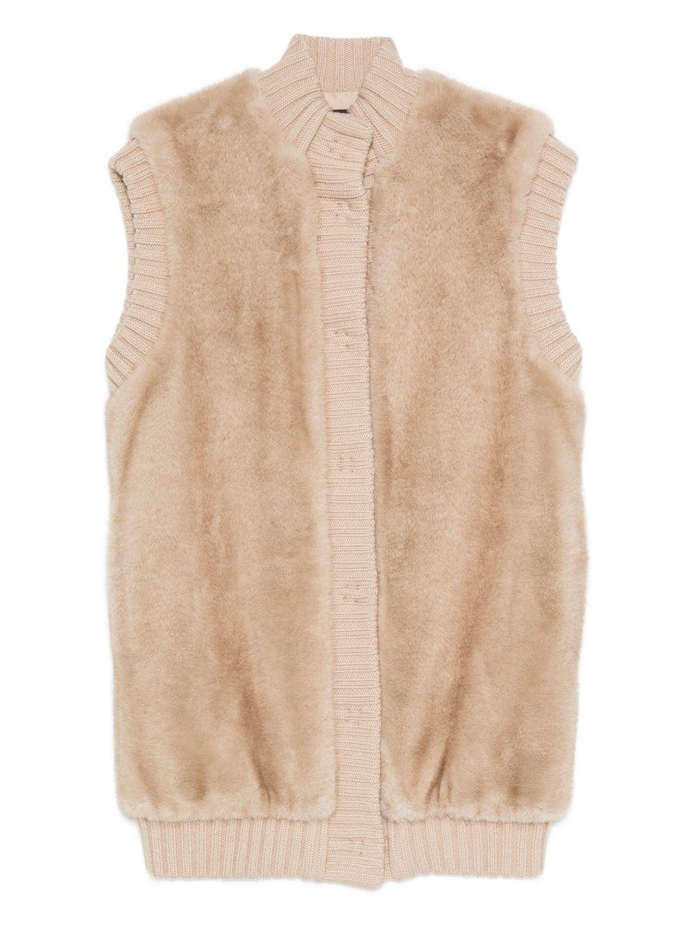 Gilet in pelliccia sintetica 