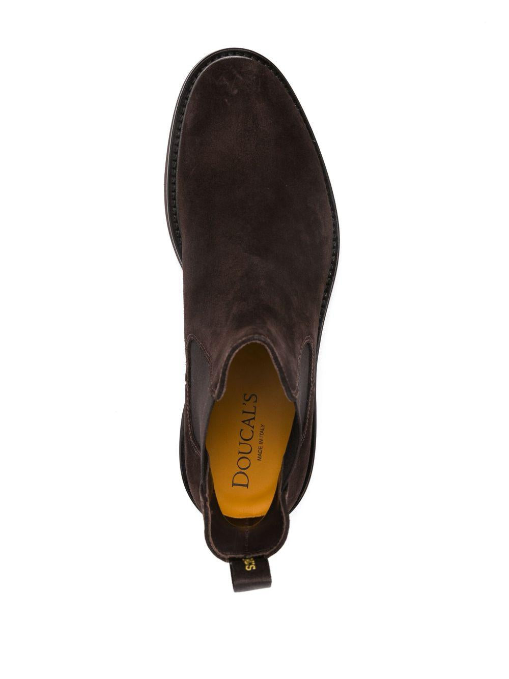 Stivali marrone cedro in suede 