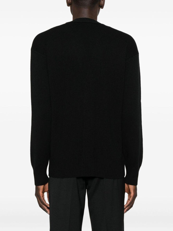 Cardigan pesante nero