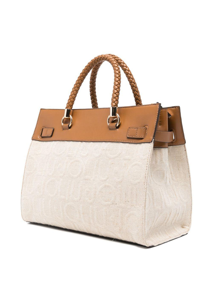Borsa tote jacquard media 