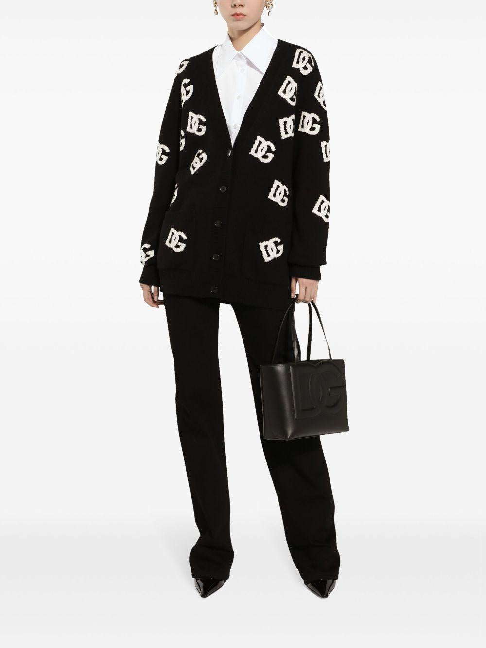 Cardigan logato 