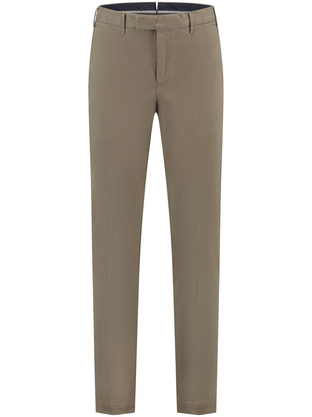 Pantaloni color sabbia con pieghe 