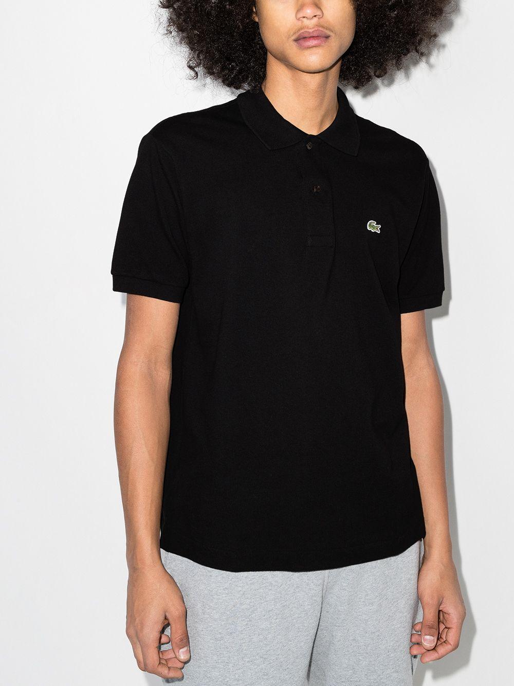 Polo nera regular fit 