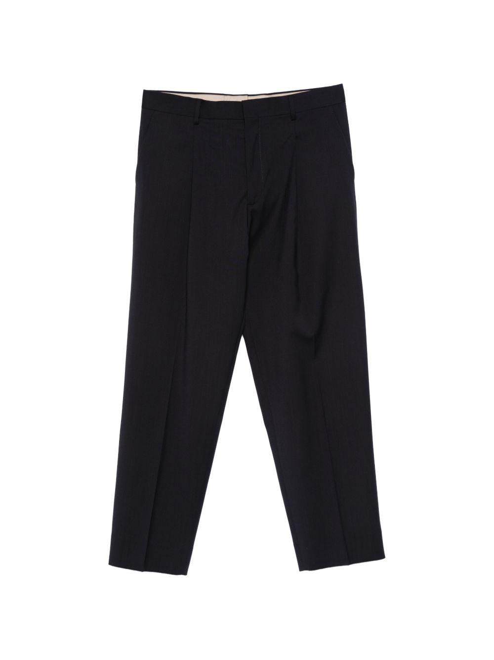 Pantaloni blu dritti 
