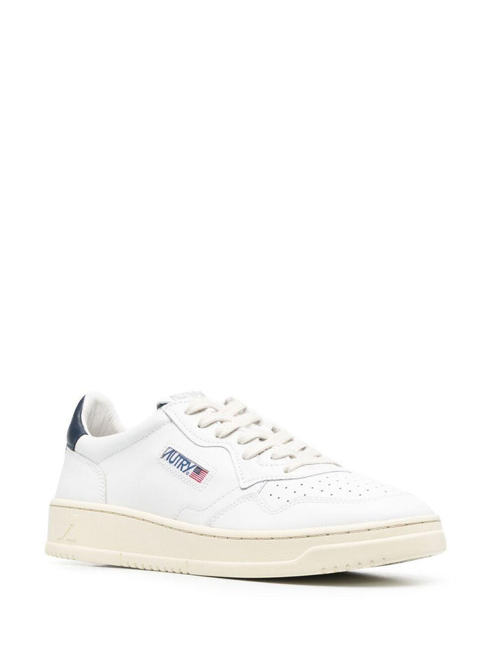 Sneakers white/space con applicazione logo 
