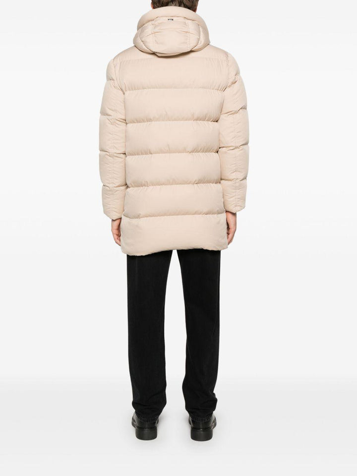 Cappotto imbottito beige chiaro