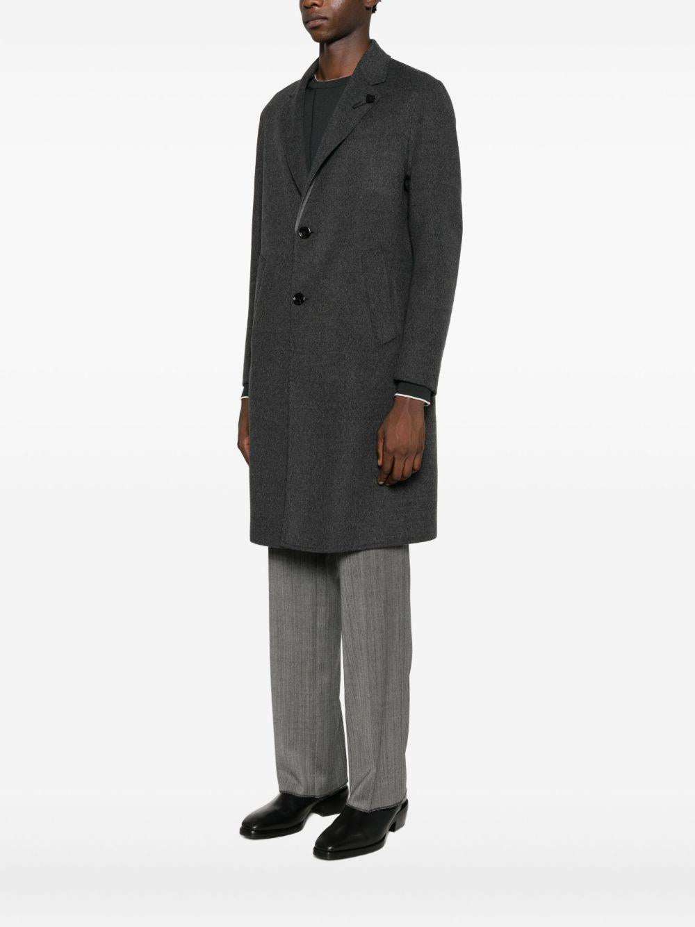 Cappotto monopetto grigio 