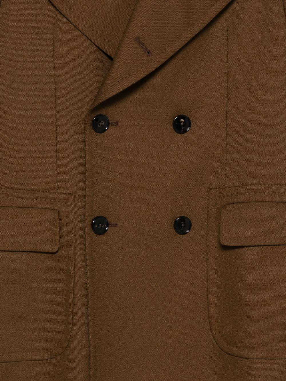 Cappotto doppiopetto marrone