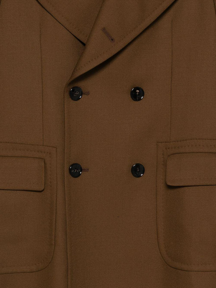 Cappotto doppiopetto marrone