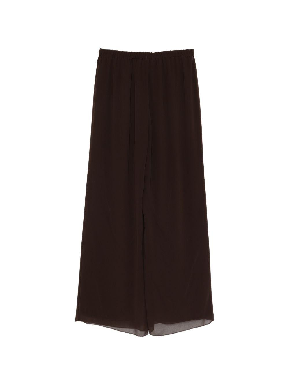 Pantaloni a palazzo in georgette 