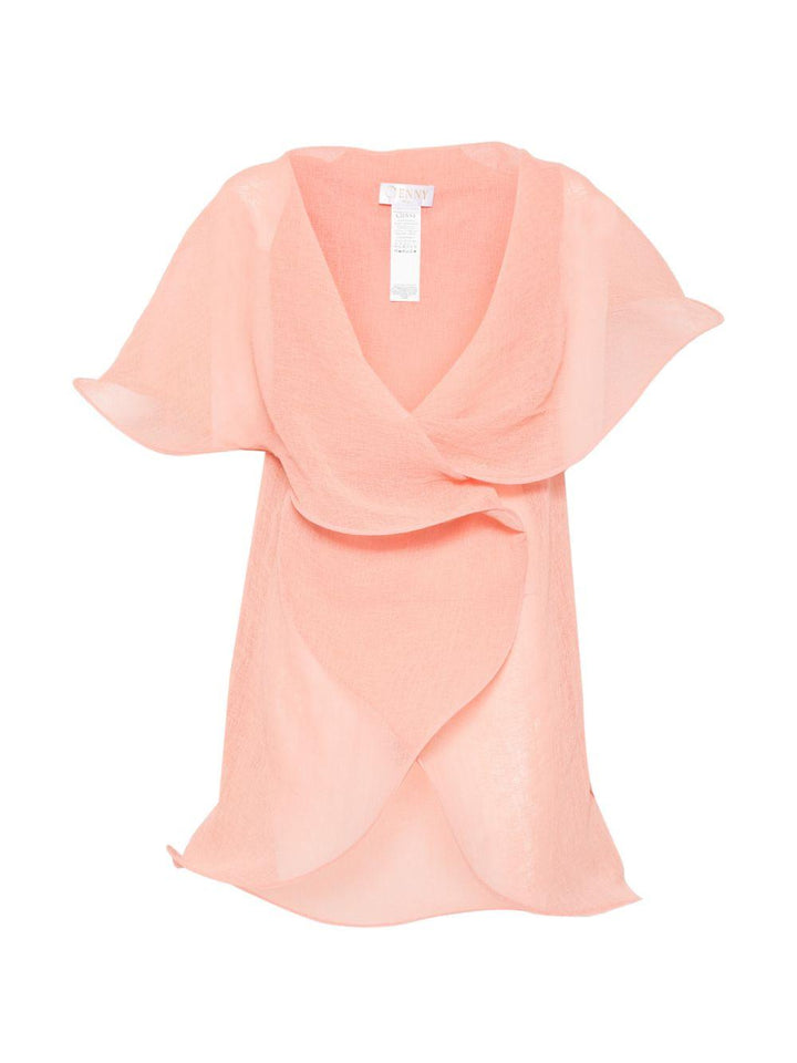 Top drappeggiato 