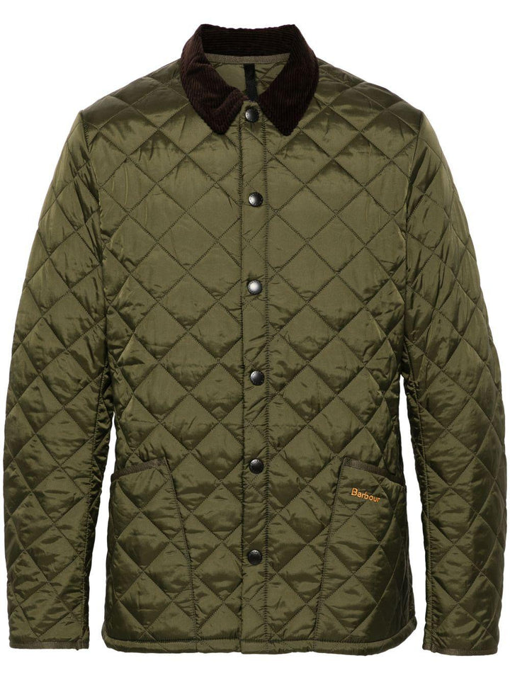 Giacca trapuntata verde Heritage Liddesdale 