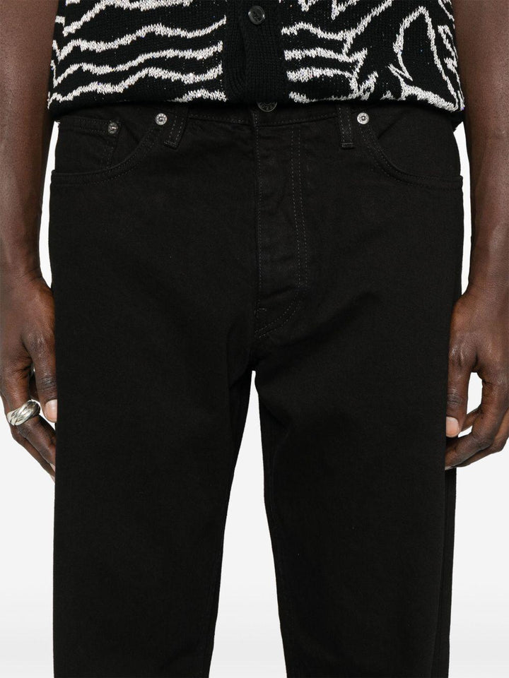 Jeans Dress neri dritti 