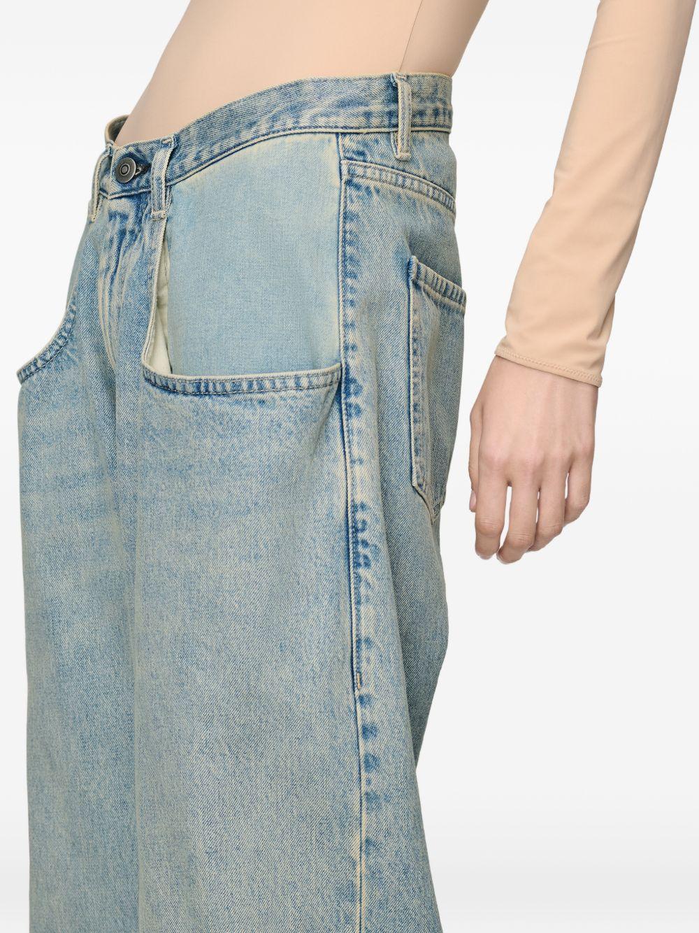 Jeans a gamba ampia 