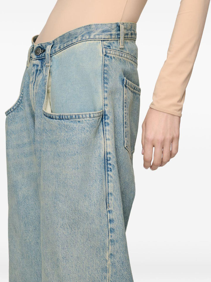 Jeans a gamba ampia 