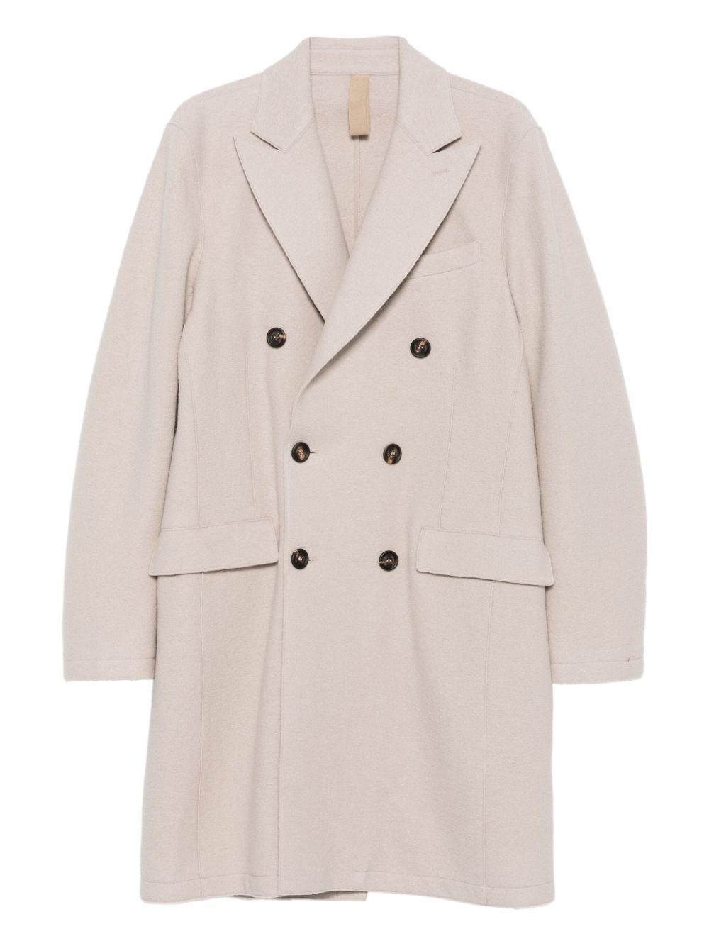 Cappotto doppiopetto avorio 