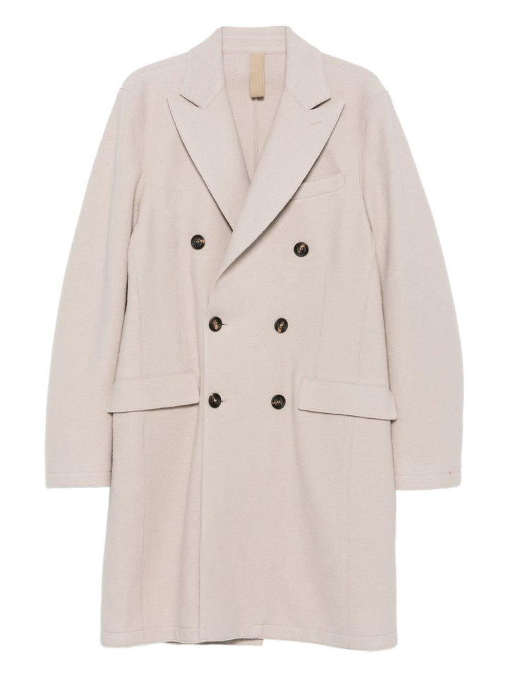 Cappotto doppiopetto avorio 