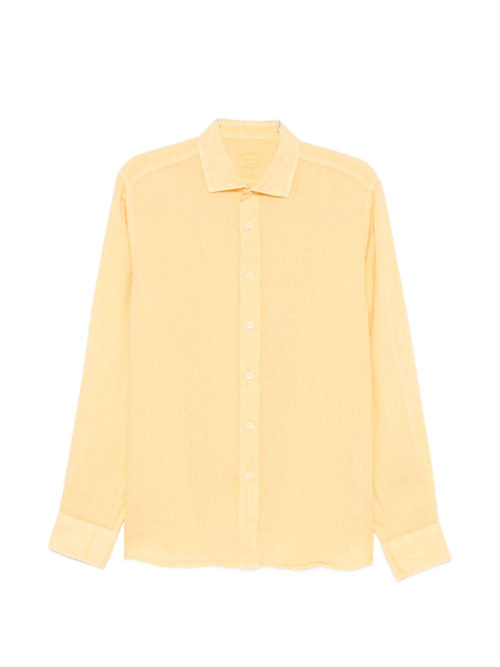 Camicia zafferano in lino 