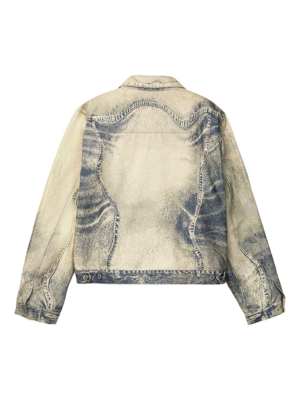 Giacca denim color sabbia