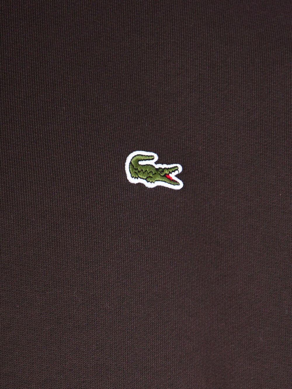 Felpa vinaccia con logo 