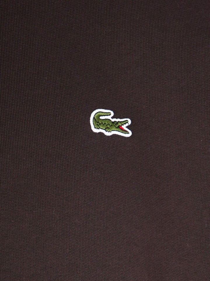 Felpa vinaccia con logo 