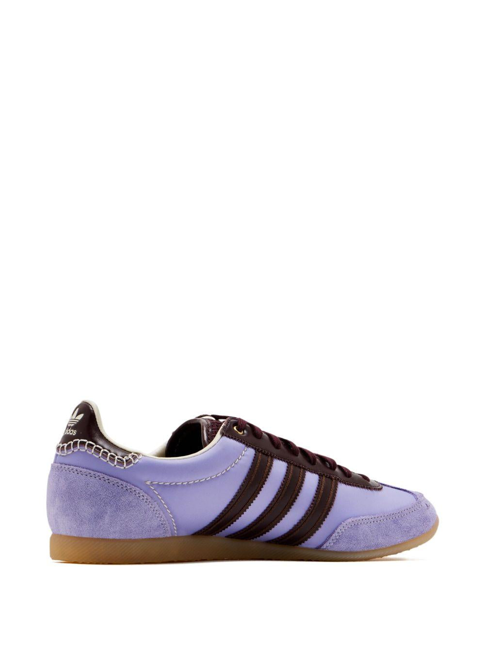 Sneakers in pelle e pelle scamosciata purple 
