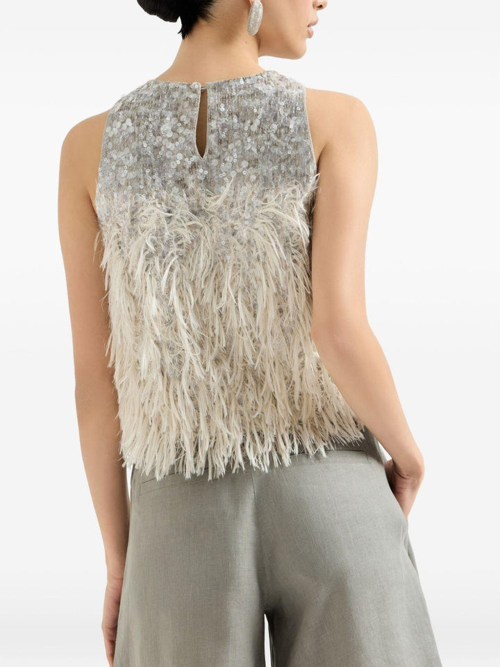 Top con paillettes 