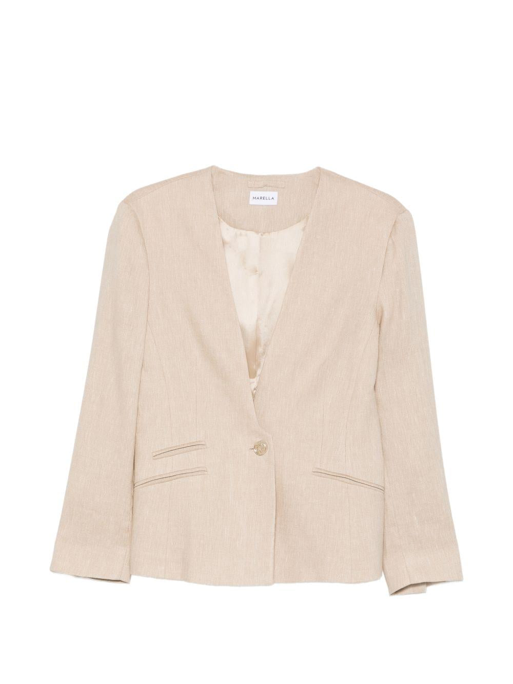 Blazer con bottone singolo 