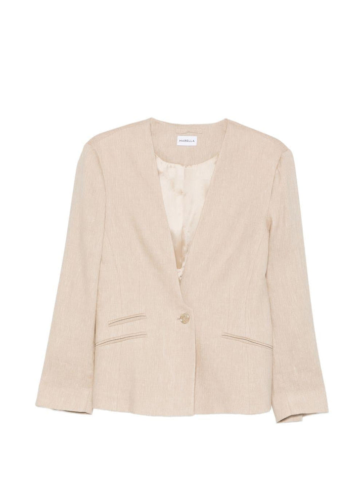 Blazer con bottone singolo 