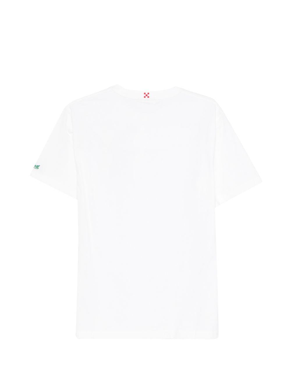 T-shirt bianca con stampa grafica 