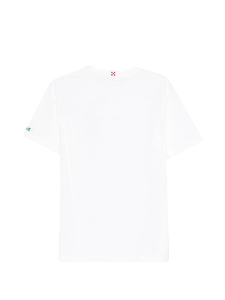 T-shirt bianca con stampa grafica 