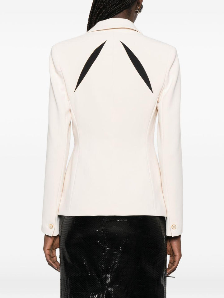 Blazer con bottoni cut-out 