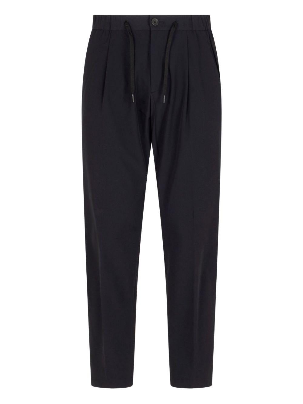 Pantaloni neri con coulisse 