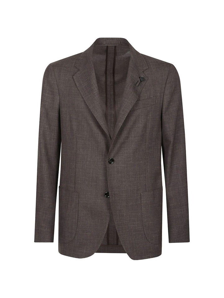 Blazer in lana testa di moro 