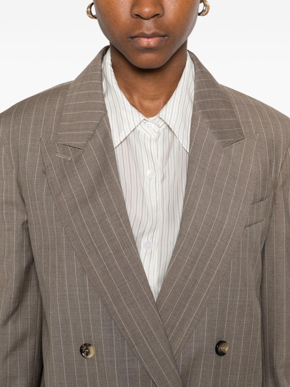 Blazer doppiopetto Acciaio 