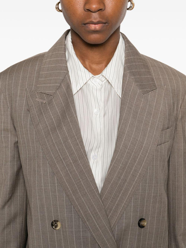 Blazer doppiopetto Acciaio 