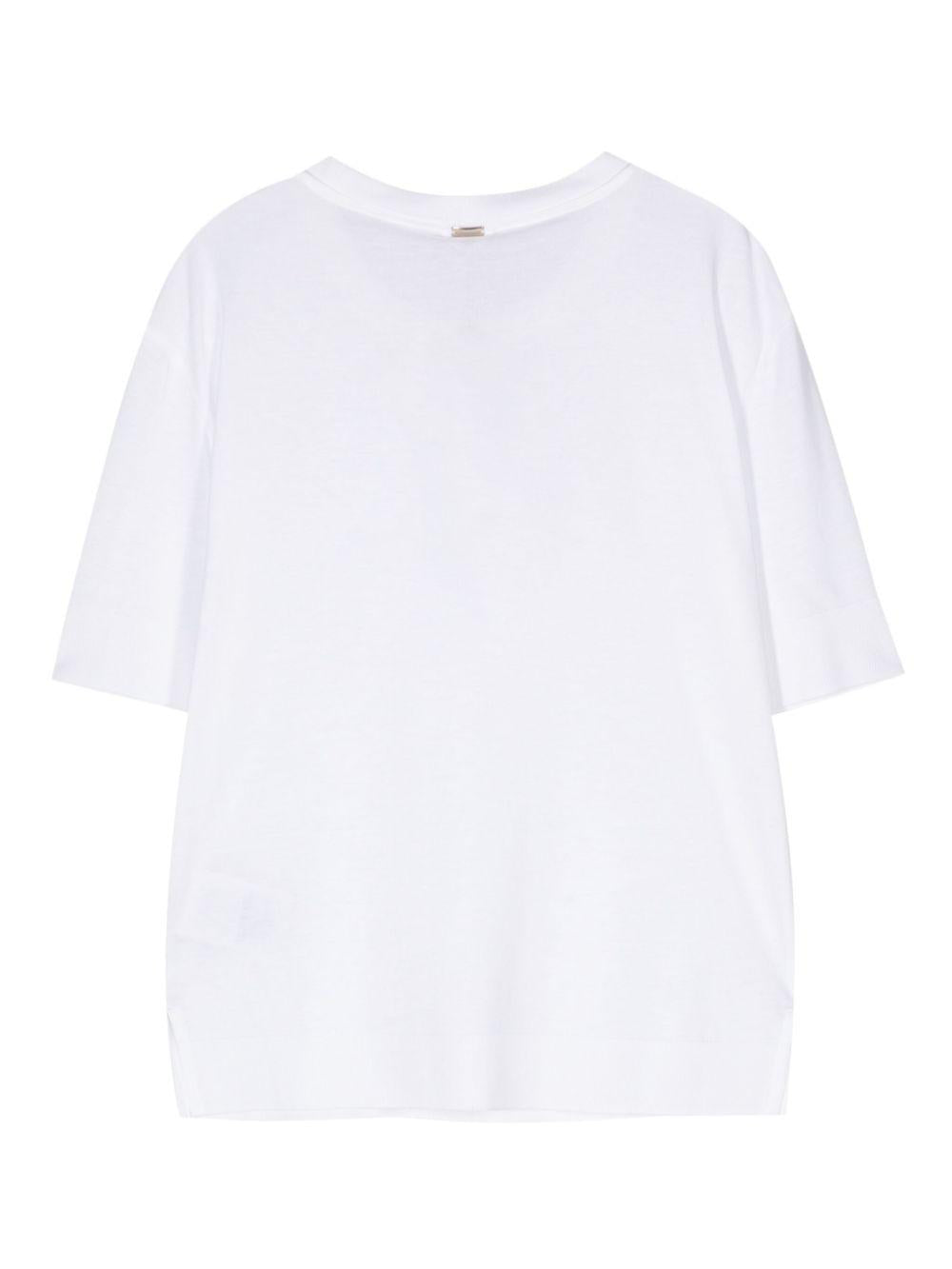 Maglia in filo a maniche corte 