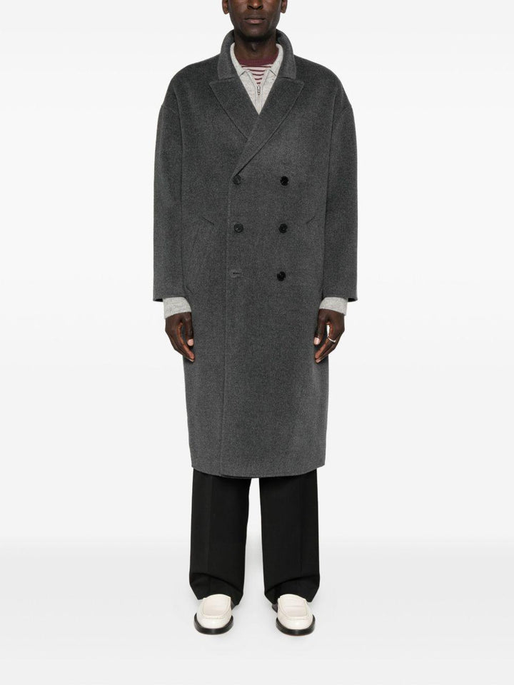 Cappotto doppiopetto grigio 