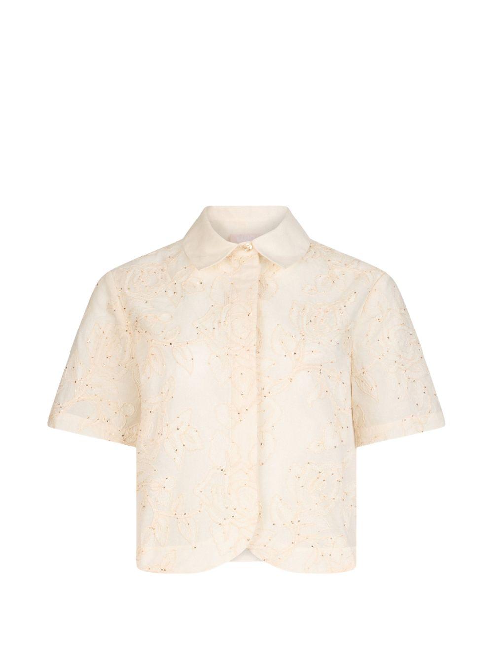 Camicia con ricamo 