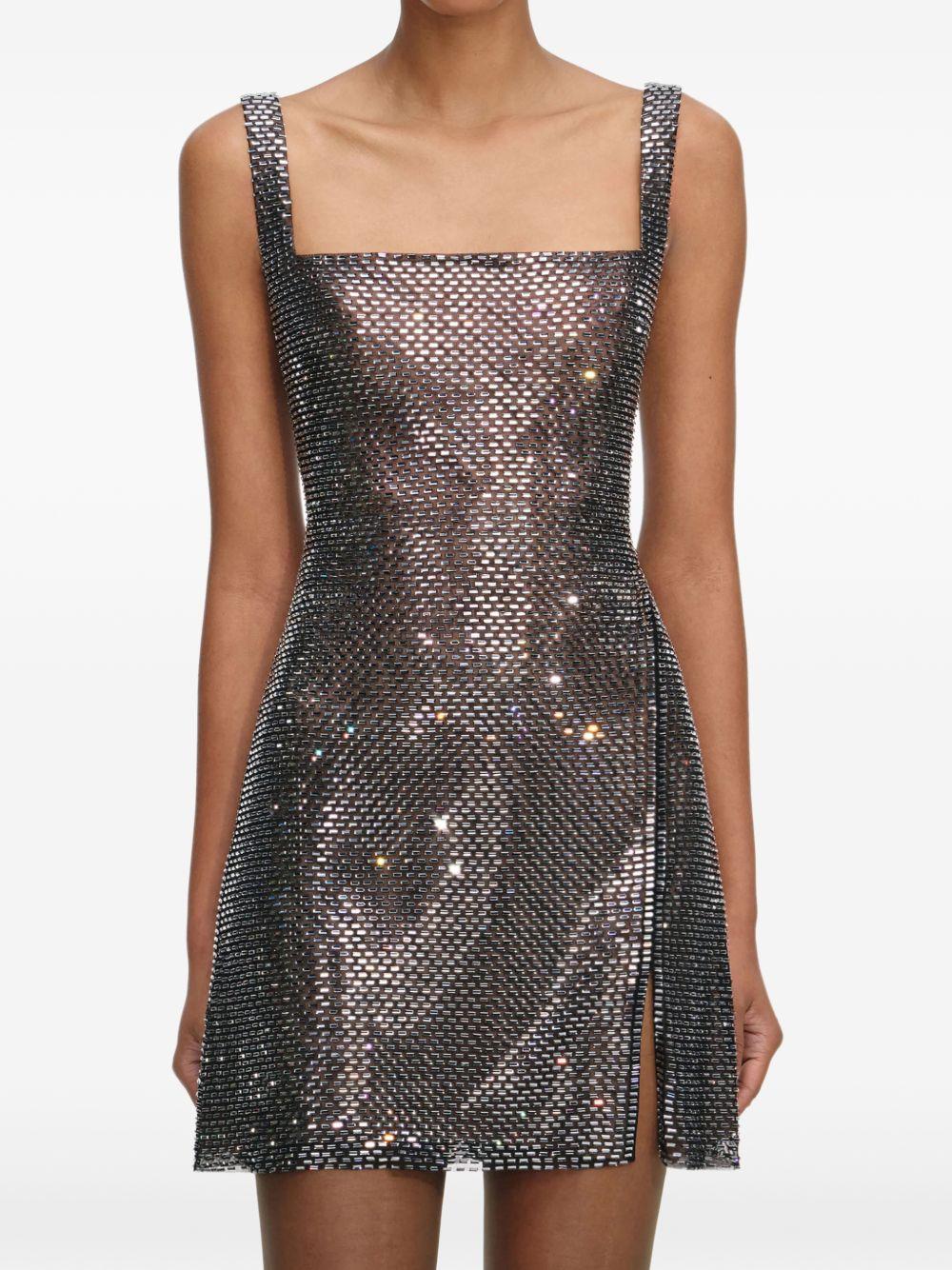 Abito corto con strass 