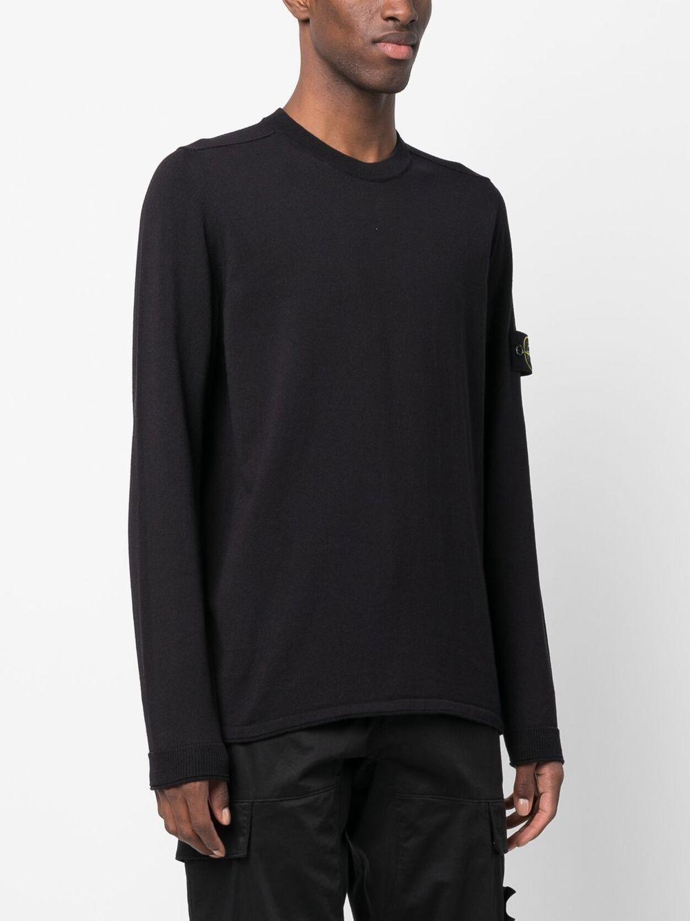 Maglione girocollo blu navy 